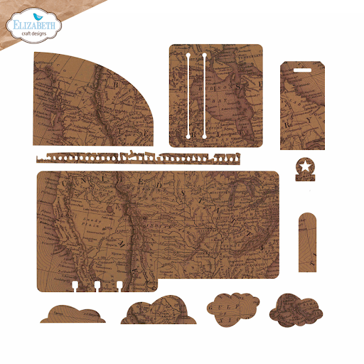 Elizabeth Craft Designs Planner Cards 6 Metal Die Set